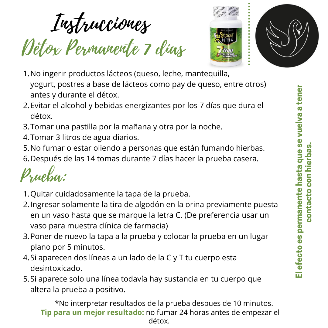 Stinger Detox 7 días (Permanente)